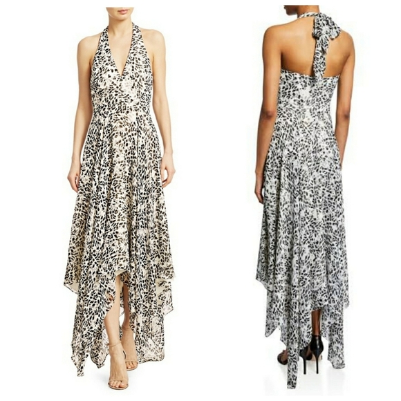 Halston Heritage One Shoulder Draped Dress - Picture 2 of 15